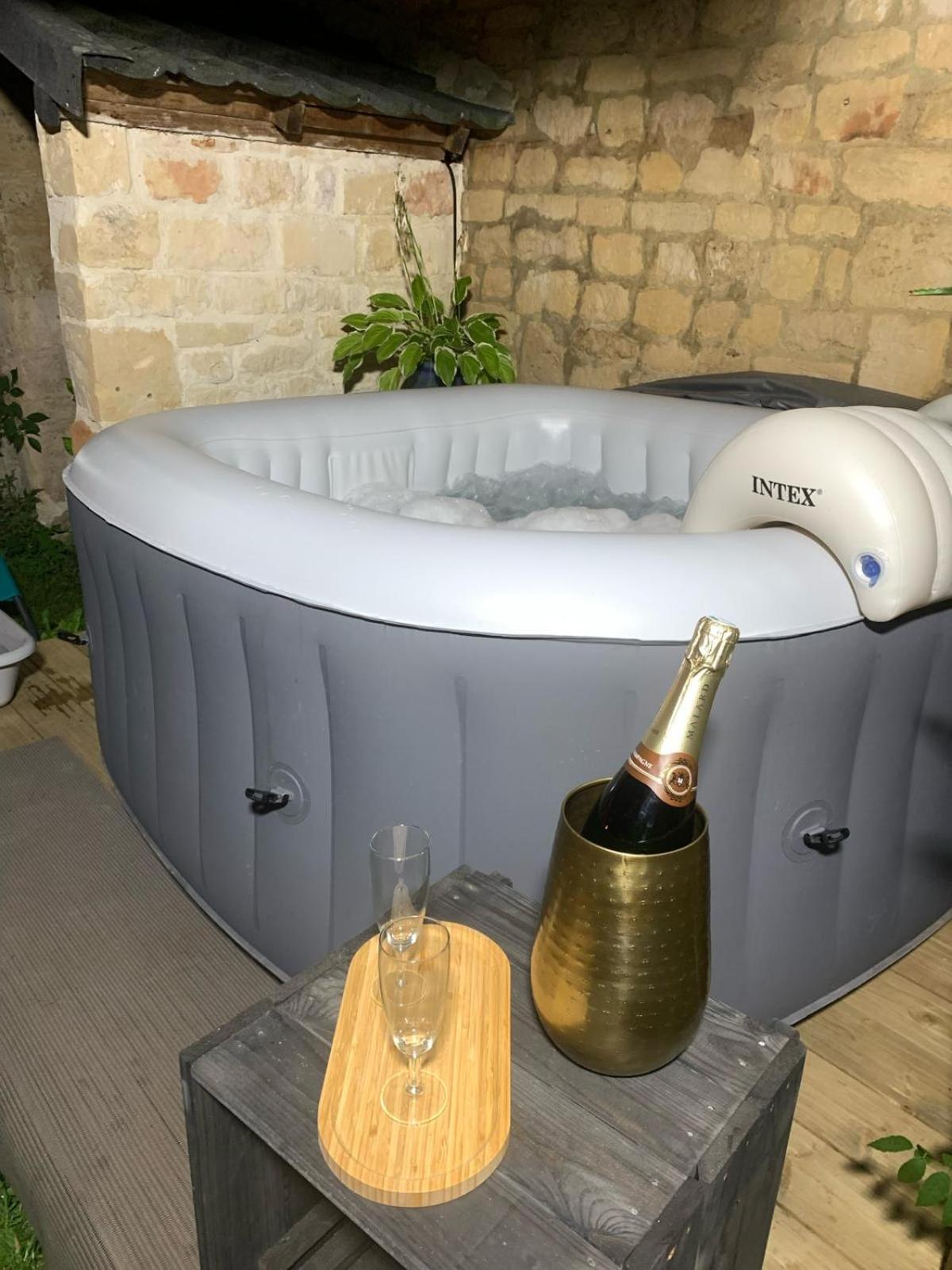 Bulles Et Belle Etoile Spa Proche De Caen Sainte-Croix-Grand-Tonne Dış mekan fotoğraf